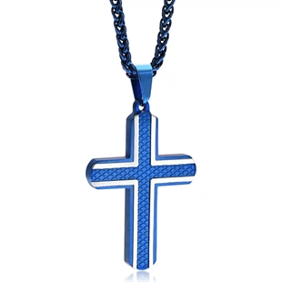 Bluecoatet Kruis met ketting.